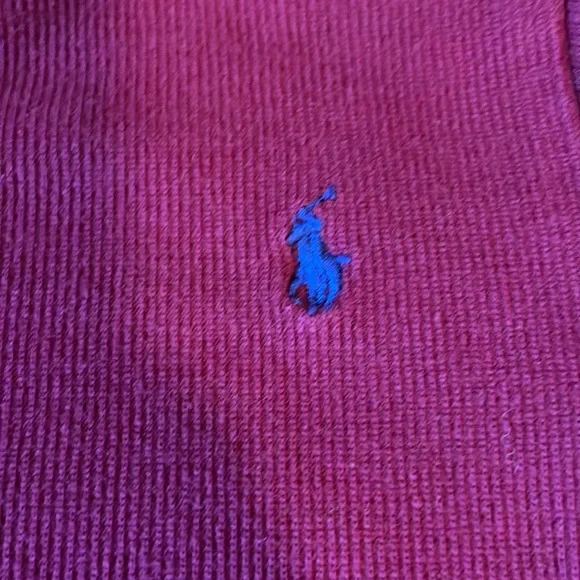 2T boys long sleeve Ralph Lauren bundle maroon ribbed, navy jersey - Picture 4 of 4